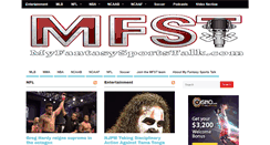 Desktop Screenshot of myfantasysportstalk.com